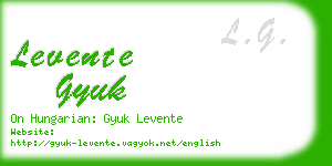 levente gyuk business card